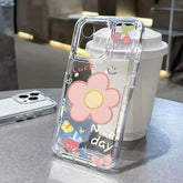 Cute Pattern Clear iPhone Case